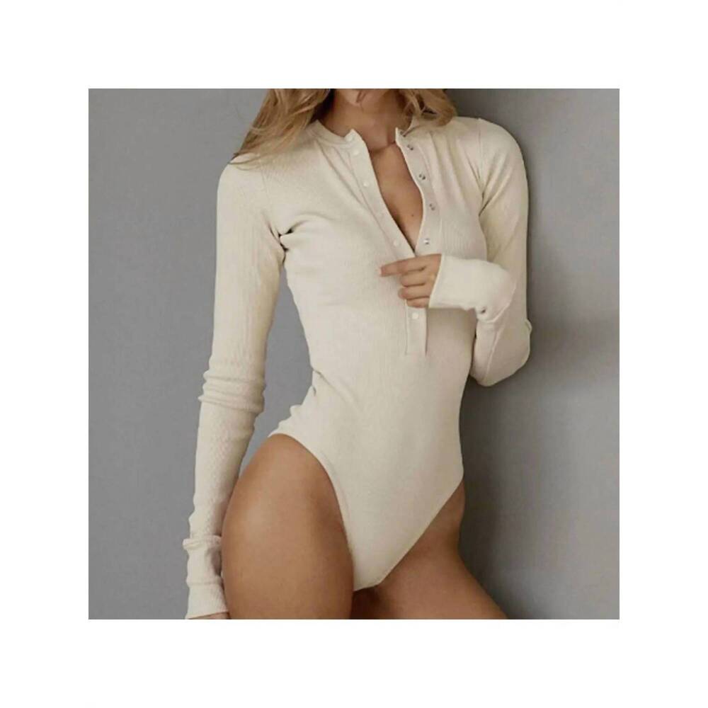 NEW LILY CLOTHING the briana bodysuit in apricot